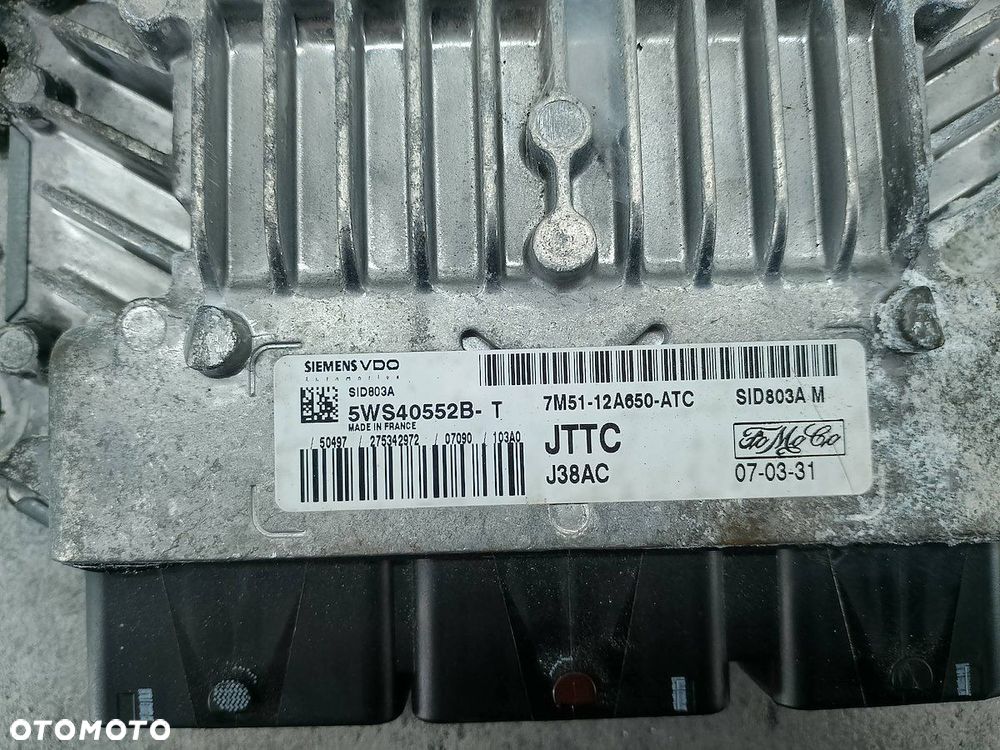 KOMPUTER, STEROWNIK FORD FOCUS II 7M51-12A650-ATC  J38AC 5WS40552B-T 2.0 - 4