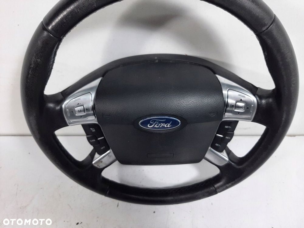 FORD MONDEO MK4 07R KIEROWNICA SKORA MULTIFUNKCJA PODUSZKA 7S713600JB3ZHE - 10