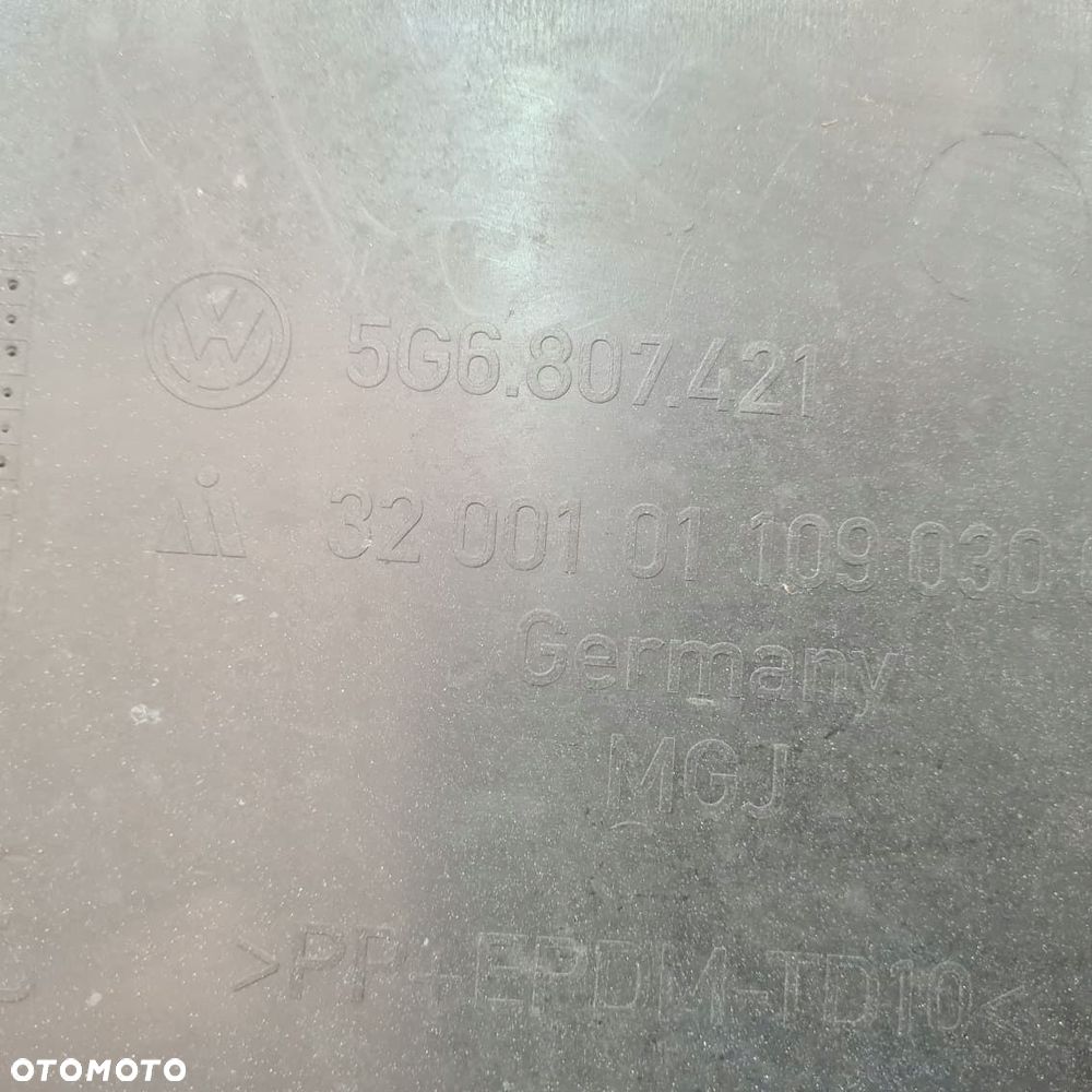 vw golf vii zderzak tył tylni pdc - 2