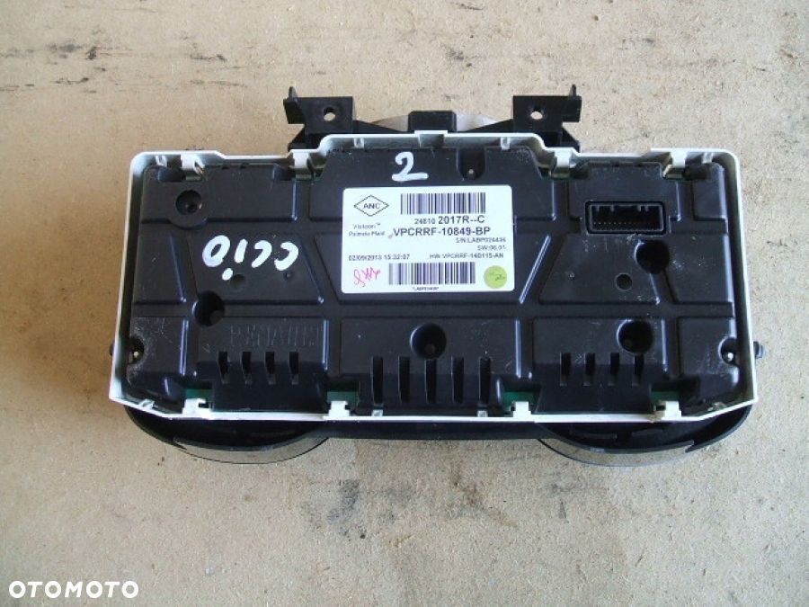 RENAULT CLIO IV LICZNIK ZAGAR ZEGARY 248102017R EUROPA - 10