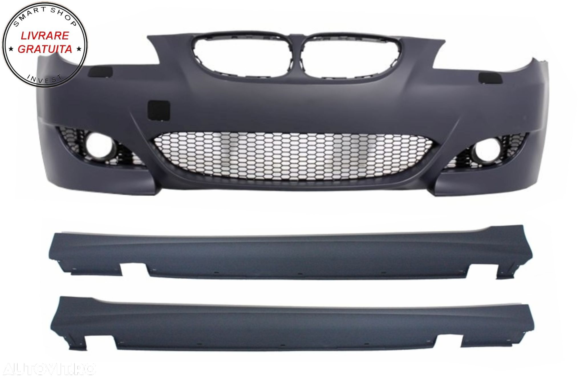 Bara Fata BMW Seria 5 E60 E61 (2003-2010) cu Praguri laterale M5 Look- livrare gratuita - 1