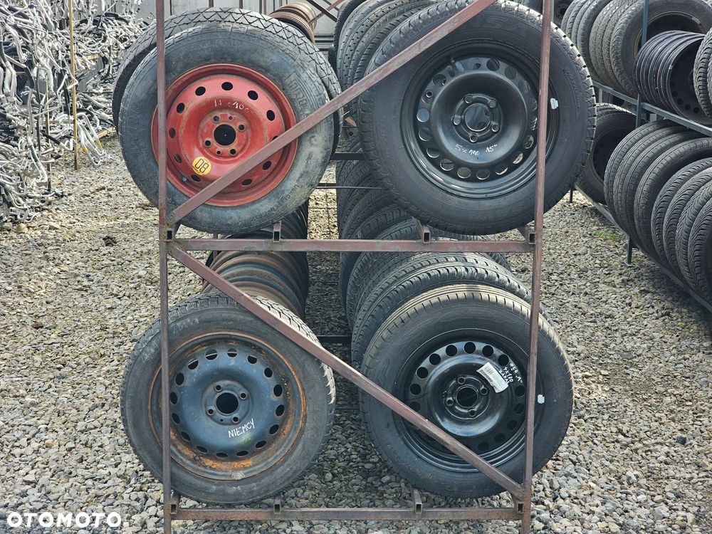 RÓŻNE ROZMIARY KOŁO ZAPASOWE ZAPAS DOJAZDOWE R 15, R 16 4X100 OPEL ASTRA G H MERIVA A CORSA C D DUŻY WYBÓR - 1