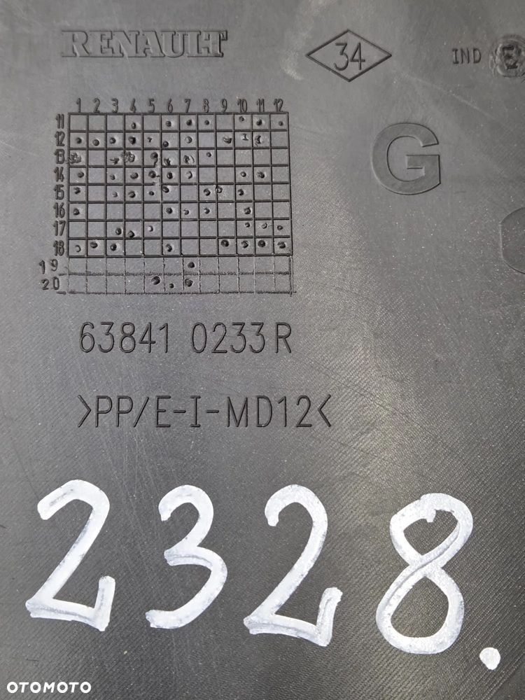 Nadkole lewy przód lewe przednie 2012 Renault Twizy 638410233R - 8
