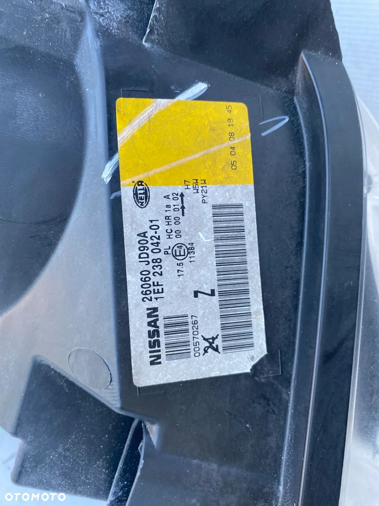 lampa qashqai I zwykła lewa eu cała - 4