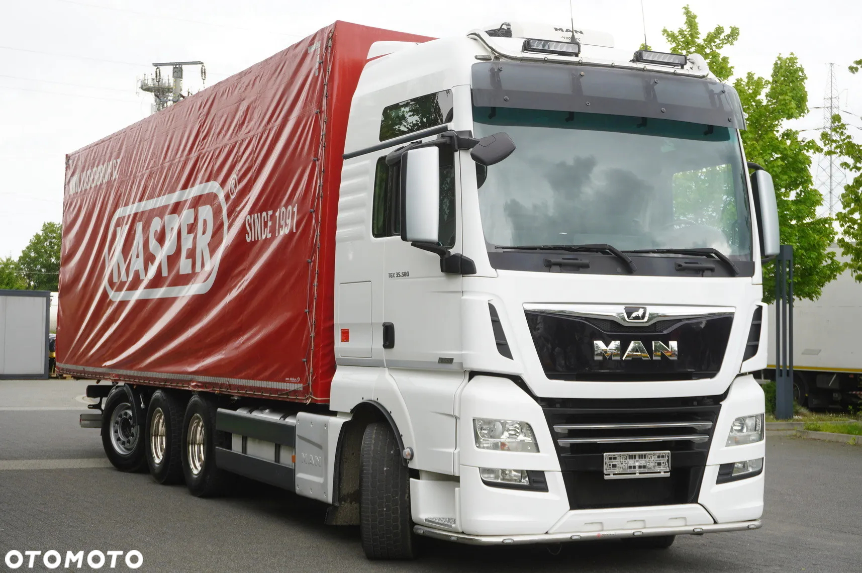 MAN TGX 35.580 E6 8×4/4 / Plandeka 23 EPAL / 4. oś skrętna - 2