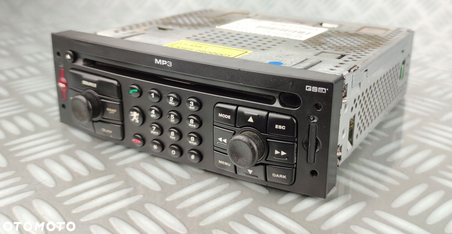 96632917XT RT3-N3 radio CD FM nawigacja SIM NAVI GSM MP3 PEUGEOT 307 LIFT - 3