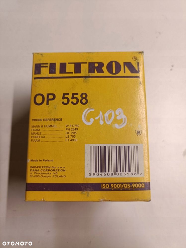 FILTR OLEJU Filtron OP 558 OP558 Ford Hyundai Isuzu Landini Mazda - 16