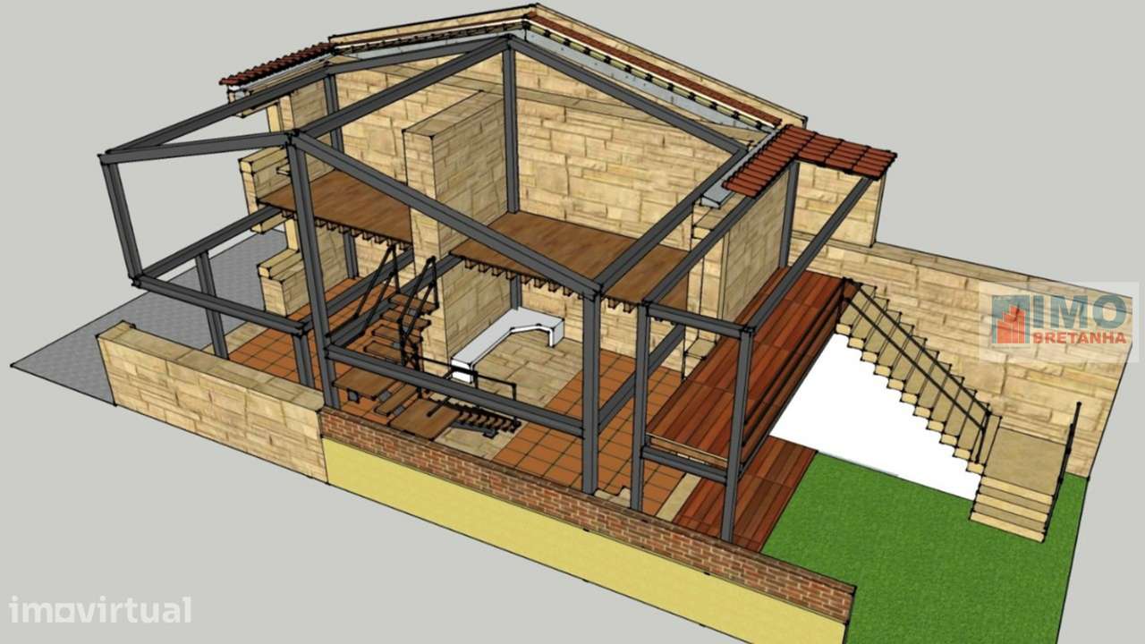 Moradia V3 p/  reconstrução na Lardosa - Grande imagem: 2/16