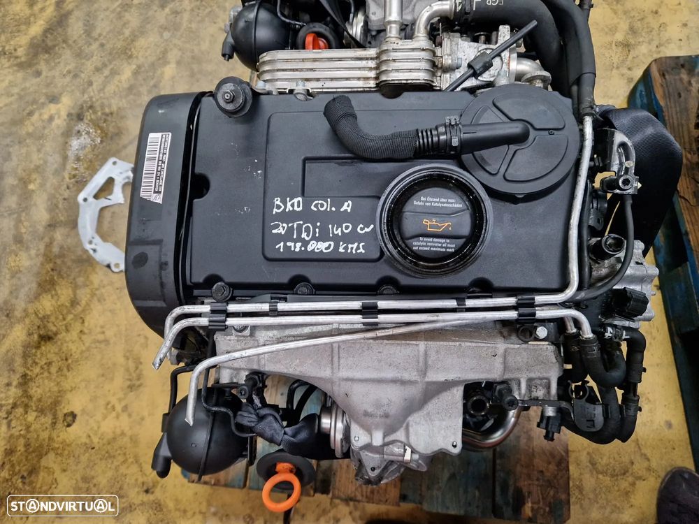Motor usado BKD VW GOLF V 5 2.0 TDI 140CV COLAÇA A AUDI A3 LEON VOLKSWAGEN OCTAVIA - 1