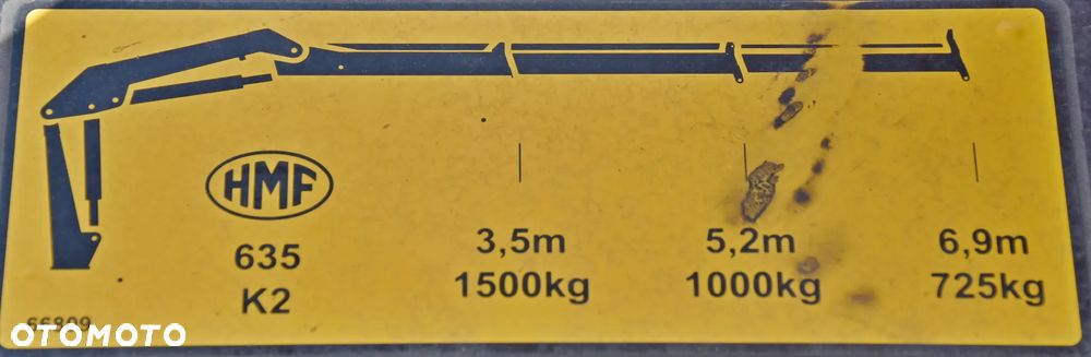 Scania P250 * WYWROTKA 4,75m + HMF 635 K2 + PILOT * STAN BDB - 9