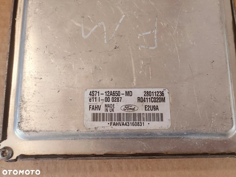 MONDEO MK3 2.0TDCI STEROWNIK SILNIKA 4s7112a650md - 3