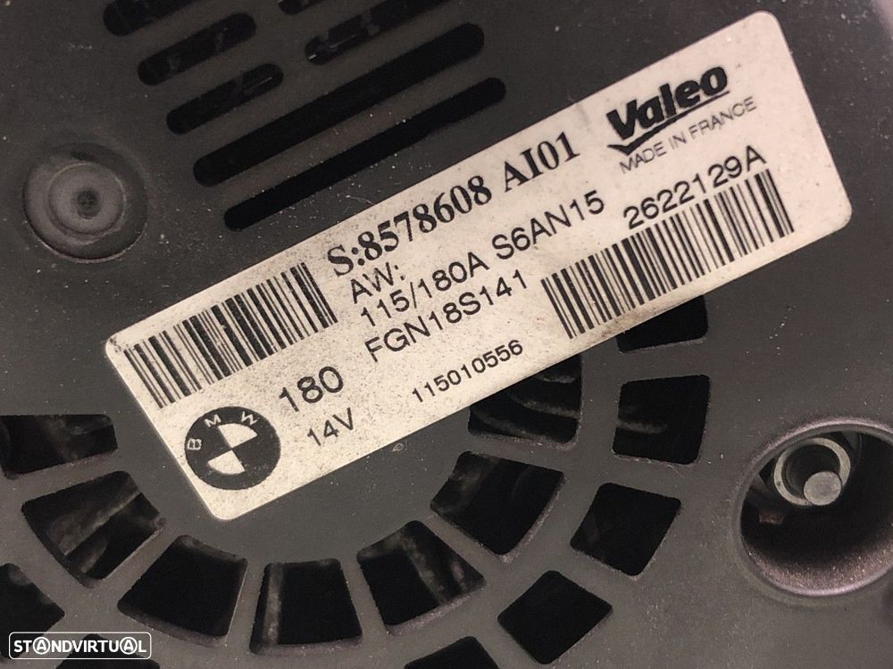 Alternador BMW 3 Gran Turismo (F34) 320 d REF. 2622129A MOTOR N47D20C - 5