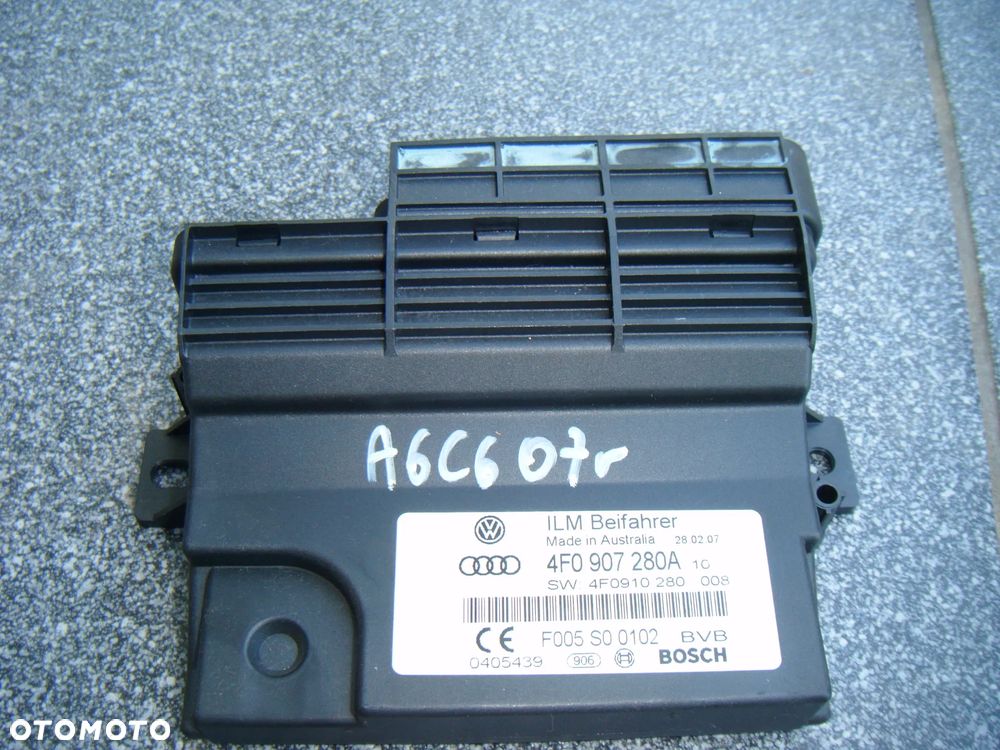 audi a6 c6 07r  moduł- sterownik PDC  4f0907280a