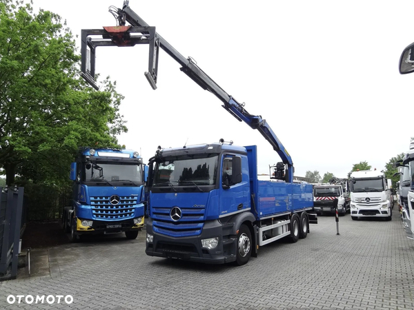 Mercedes-Benz Actros / 6x4 / Palfinger 18 / Niemiecki