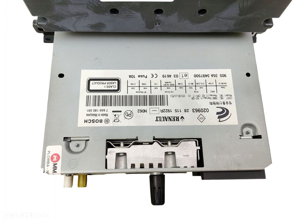 RADIO NAWIGACJA GPS PANEL KLIMATYZACJI RENAULT KOLEOS I 281151922R - 3