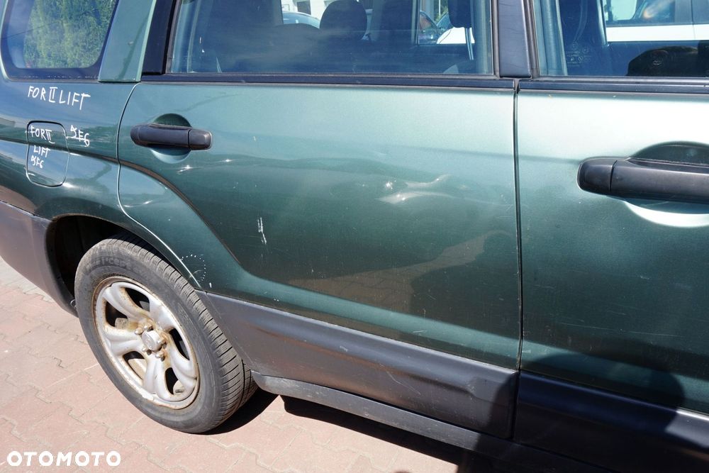 DRZWI TYLNE PRAWE FORESTER II SG LIFT 5F6  ZIELONY EVERGREEN SUBARU 2006-2008 - 4