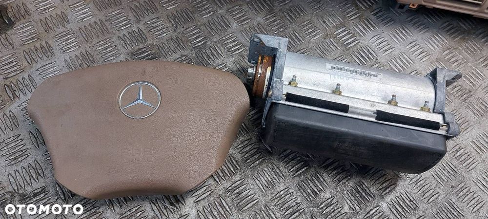 ZESTAW AIRBAG POSTRZAŁOWY KOKPIT AIRBAG PASY MERCEDES ML I W163 - 8