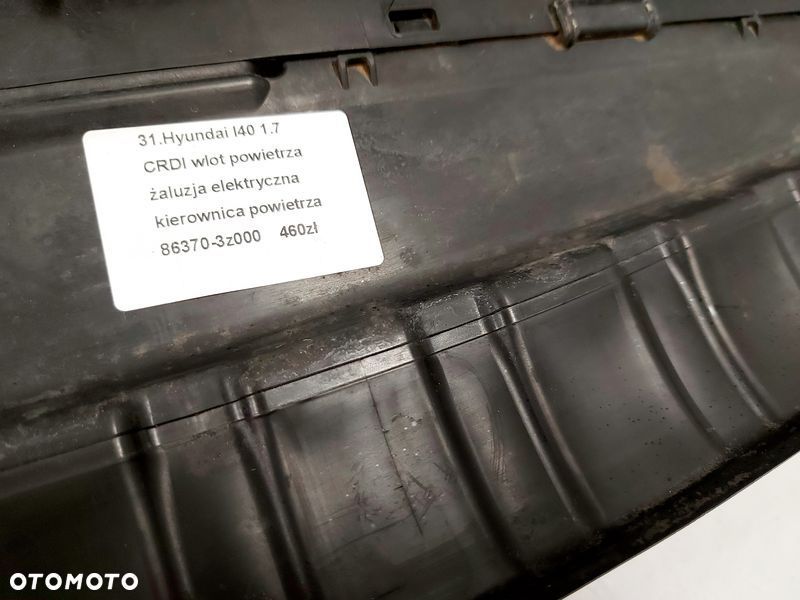 HYUNDAI I40 1.7CRDI WLOT POWIETRZA ŻALUZJA KIEROWNICA POWIETRZA 86370-3Z000 - 3