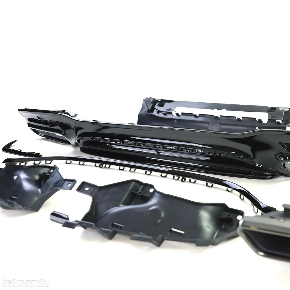 Difusor com Ponteiras Mercedes S W222 (2017 a 2021) Look 63 - 6