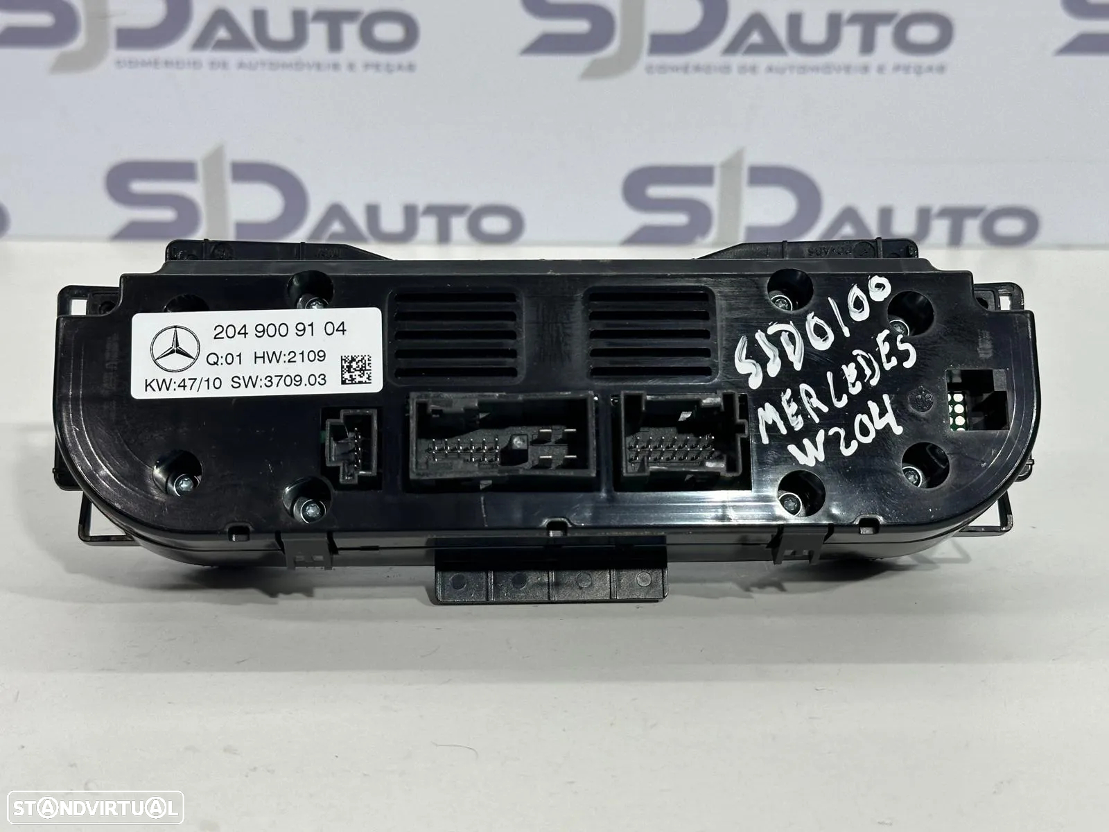 Climatronic / Comandos Ar Condicionado - Mercedes C-Class (W204) - 4