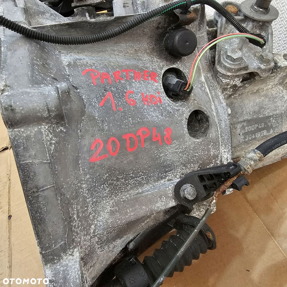 citroen berlingo iii partner iii 1.6 hdi skrzynia biegów 20dp48 - 5