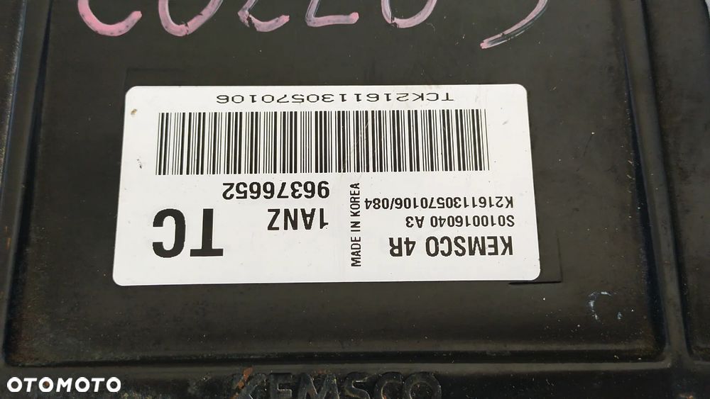 KOMPUTER 96376652 S010016040A3  koleos renault - 2