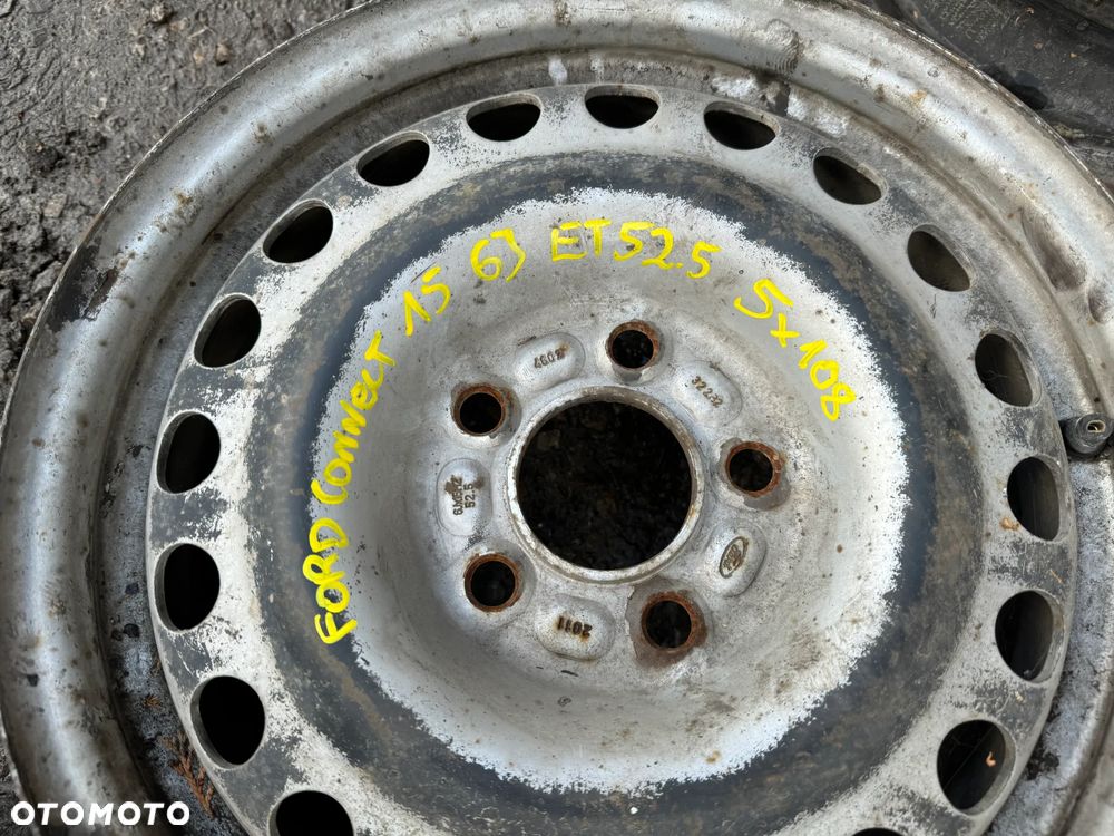 Felgi stalowe 15' Ford Connect 5x108 6Jx15 ET52.5 OE - 2
