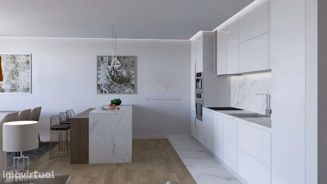Apartamento T2 com Terraço e Varanda e com 2 Lugares de Garagem – Port - Grande imagem: 5/30