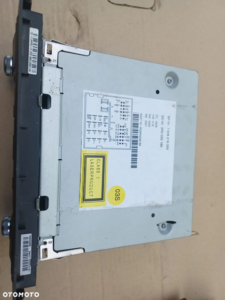 RADIO CD AUDI A4 B7 3R0035186 - 2