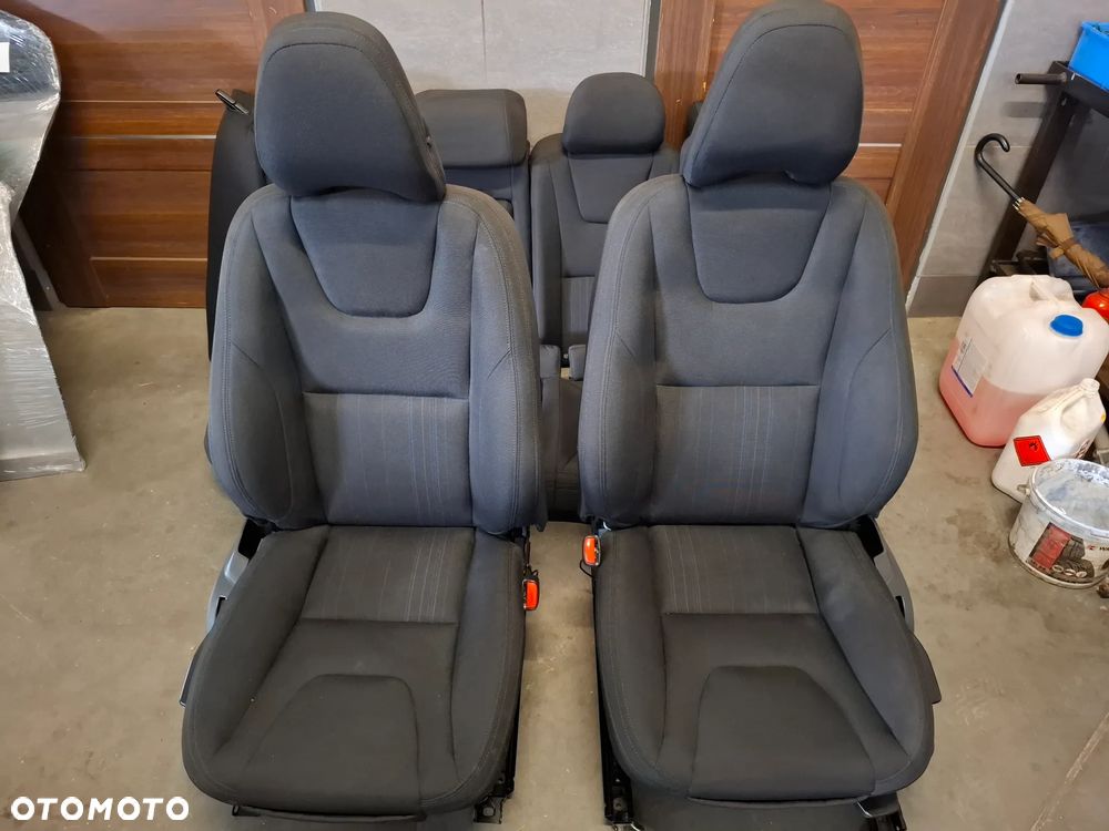 Fotele kanapa komplet Volvo S60 2011 rok podgrzewane z poduszkami - 1