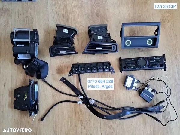 Centura dreapta fata incuietoare portbagaj grila aer conditionat stg dr fata panou comenzi geamuri DSC aer conditionat modul senzor portbagaj BMW F Mini cooper R50 R52 R53 - 1