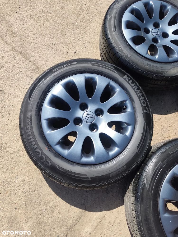 4x108 Felgi Aluminiowe Alufelgi Oryginalne 15 Koła Letnie lato CITROEN BERLINGO C3 III 3 C3 Picasso Pluriel C5 C6 Elysee Xsara Picasso Xantia PEUGEOT 016 207 208 301 306 406 PARTNER 6,5mm Legnica ALU-RAD 185/65 - 22