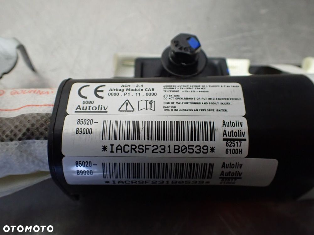 KURTYNA POWIETRZNA PRAWA PASAŻERA HYUNDAI I10 II  6253789000 - 3