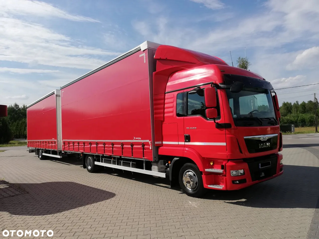 MAN TGL 12.250 Tandem Przejazdowy Zestaw Przestrzenny - 2