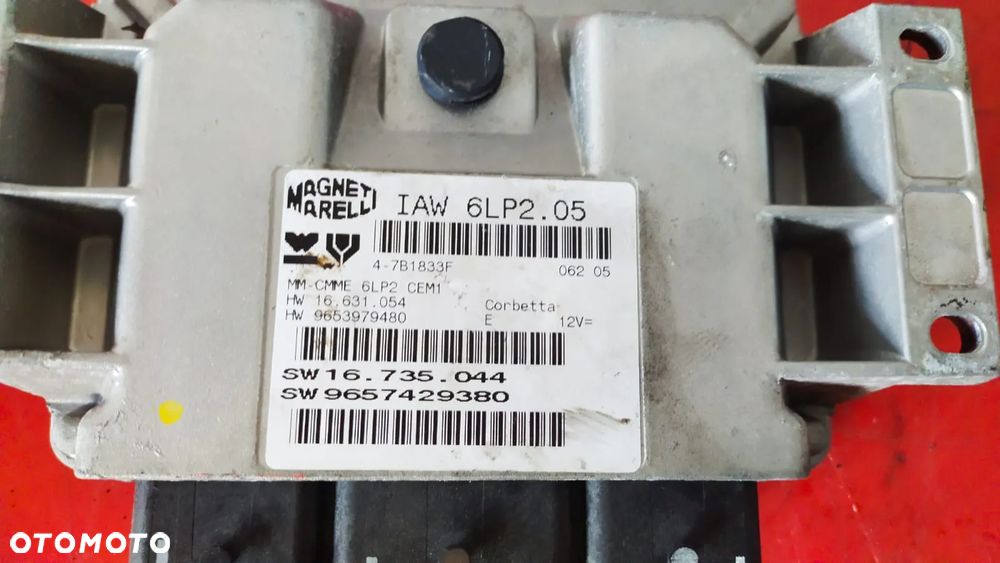Komputer sterownik silnika Peugeot Citroen 9653979480 - 3