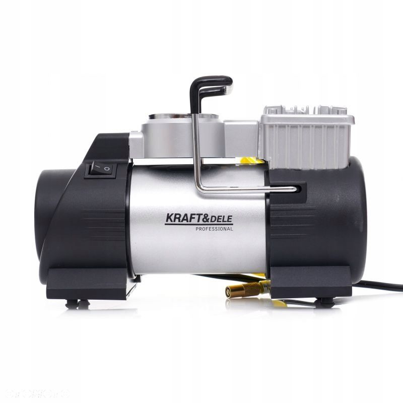 KOMPRESOR SAMOCHODOWY 12V ZAPALNICZKA SPRĘŻARKA MANOMETR ETUI 190W - 3