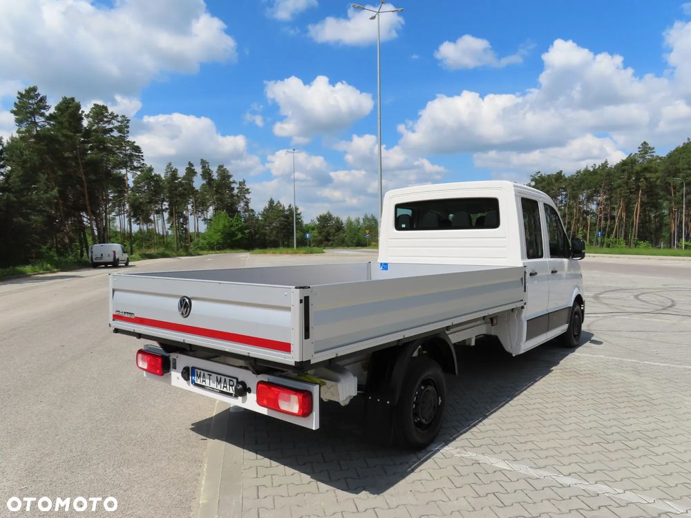 Volkswagen Crafter 35 TDI 2.0 140 KM Doka Brygadowy DUBEL MIXTO 7-Mio.Os + 1153 Kg Ład. Skrzynia Otwarta 3513 mm Długa Rozstaw Osi 4490 mm L4 HAK 3000 Kg Udźwig Stan Wizualny I Techniczny JAK NOWY Gotowy Dostępny OKAZJA POLECAM - 5