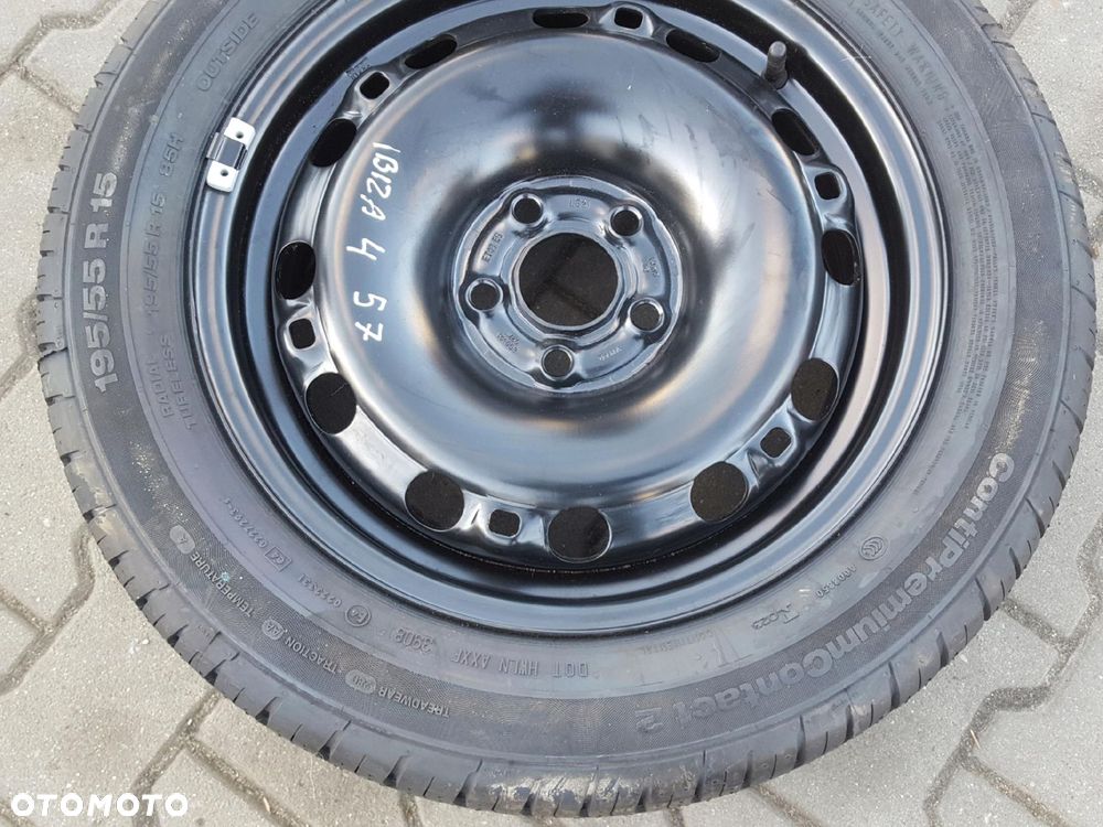 SEAT IBIZA IV 08r- VW POLO 6R FABIA II KOŁO ZAPASOWE 15 5X100 - 4