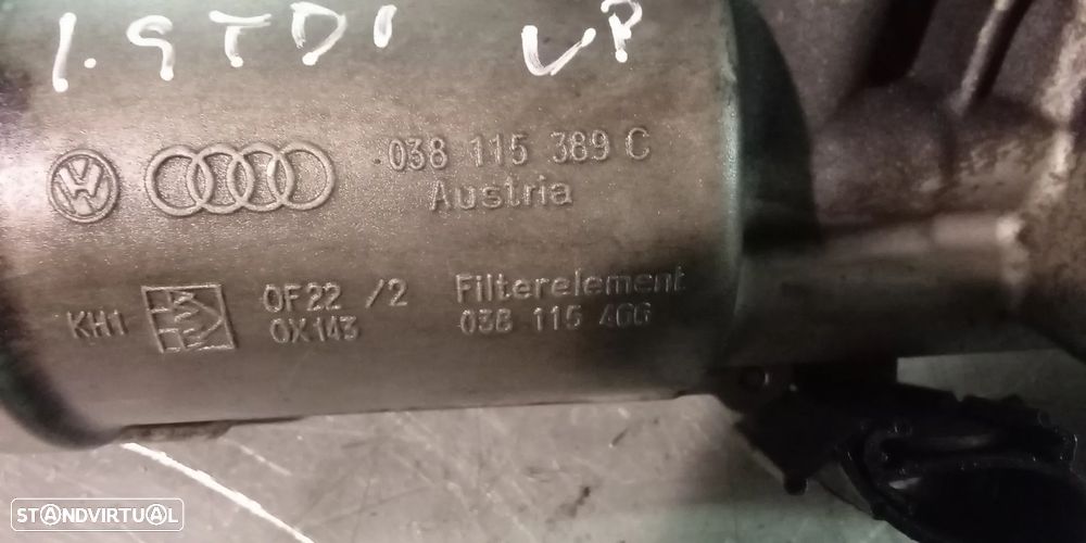 SUPORTE / COPO DO FILTRO DE OLEO COM RADIADOR AUDI VOLKSWAGEN 1.9TDI 2.0TDI 038115389 - 4