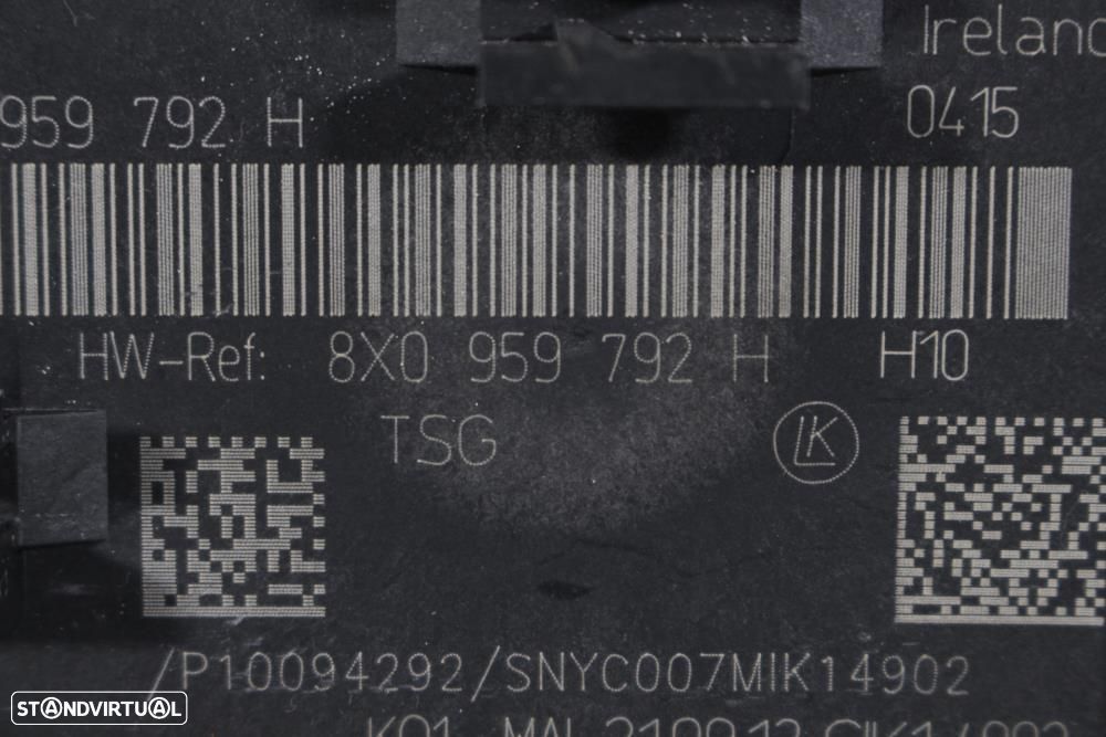 Módulo Eletrónico Audi A1 (8X1, 8Xk)  8X0959792h / 8X0 959 792 H - 5