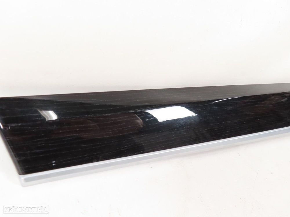 Friso da porta em Madeira Nobre Esquerdo/Frente/Interior Seminovo/ Original BMW... - 2