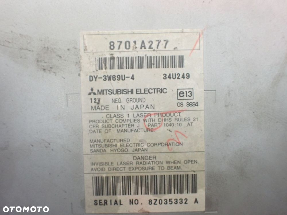 RADIO MITSUBISHI LANCER VIII 1.5 - 2