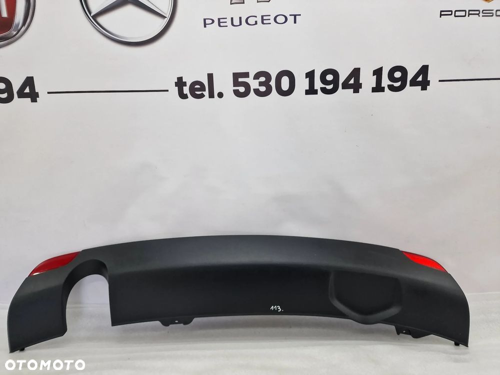 AUDI A1 8X0 10- DYFUZOR / SPOJLER ZDERZAKA TYLNEGO TYLNIEGO TYŁ + DWA ODBLASKI , NR 8X0807421 , NR AUKCJI DT113 - 1