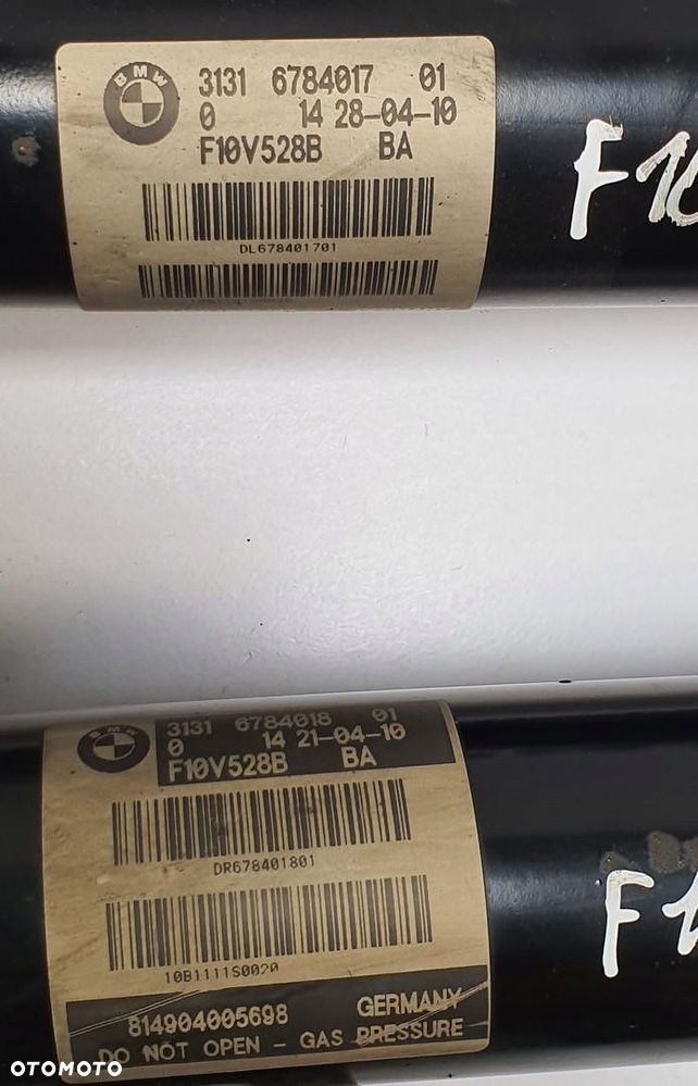 MCPERSON AMORTYZATORY SPRĘŻYNY PRZÓD BMW 5 F10 6784017 PARA - 5