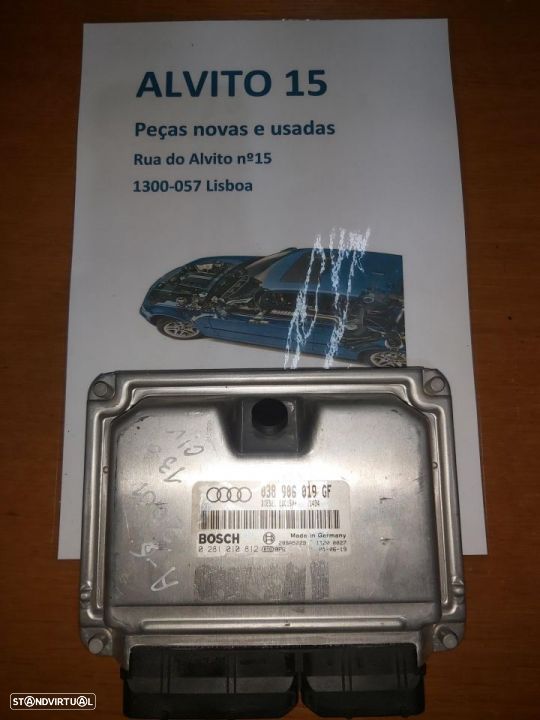 Centralina Audi A6 A4 1.9Tdi PD 130cv  Ref: 038 906 019 GF  038906019GF - 1