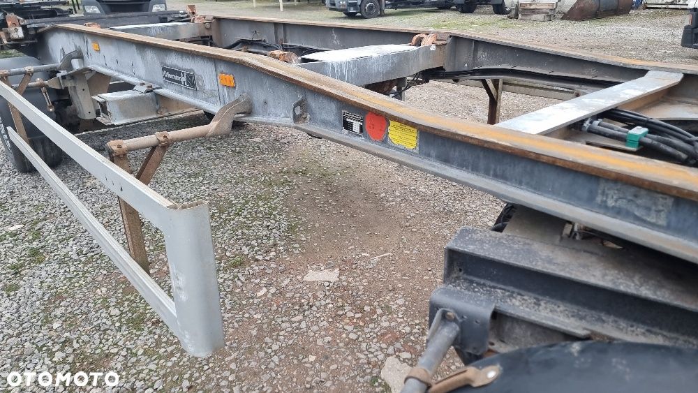 Huffermann 24.500zł netto PRZYCZEPA HAKOWIEC DO KONTENERÓW DO ZŁOMU RAMA OCYNK ROK OPONY 80% ST.BDB MOŻLIWOŚĆ TRANSPORTU - 6