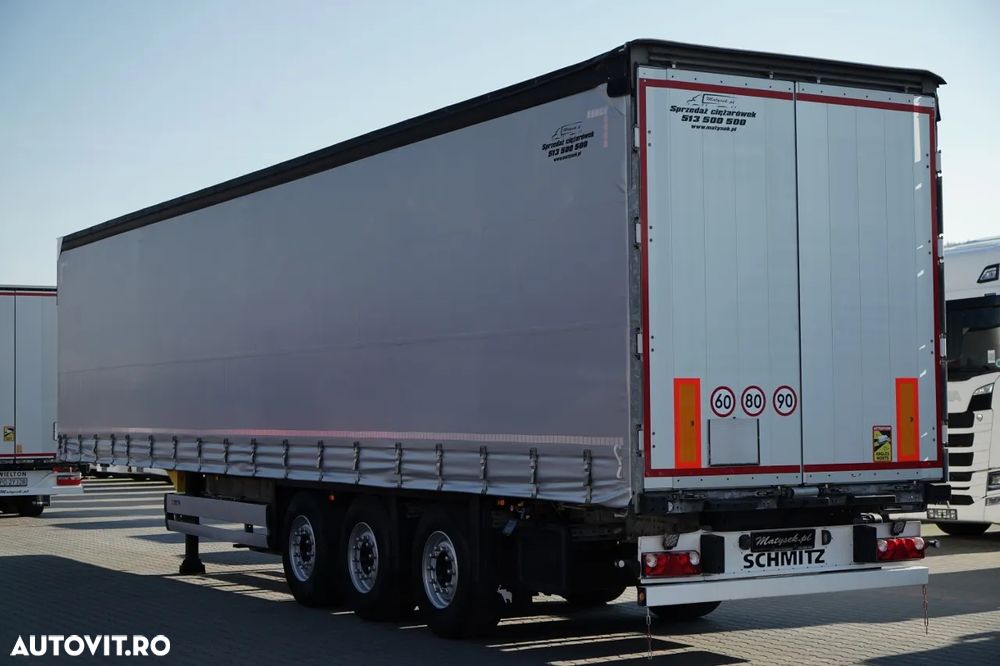 Schmitz Cargobull CORTINĂ / STANDARD / REMORCA DIN OȚEL - 9 M / ACOPERIȘ CULISANT / AXĂ CULISANTĂ / 2021 - 6