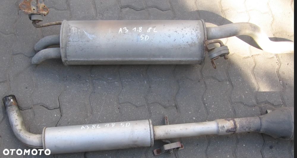 tłumik końcowy środkowy katalizator AUDI A3 8L 1.8 5 drzwi - 8