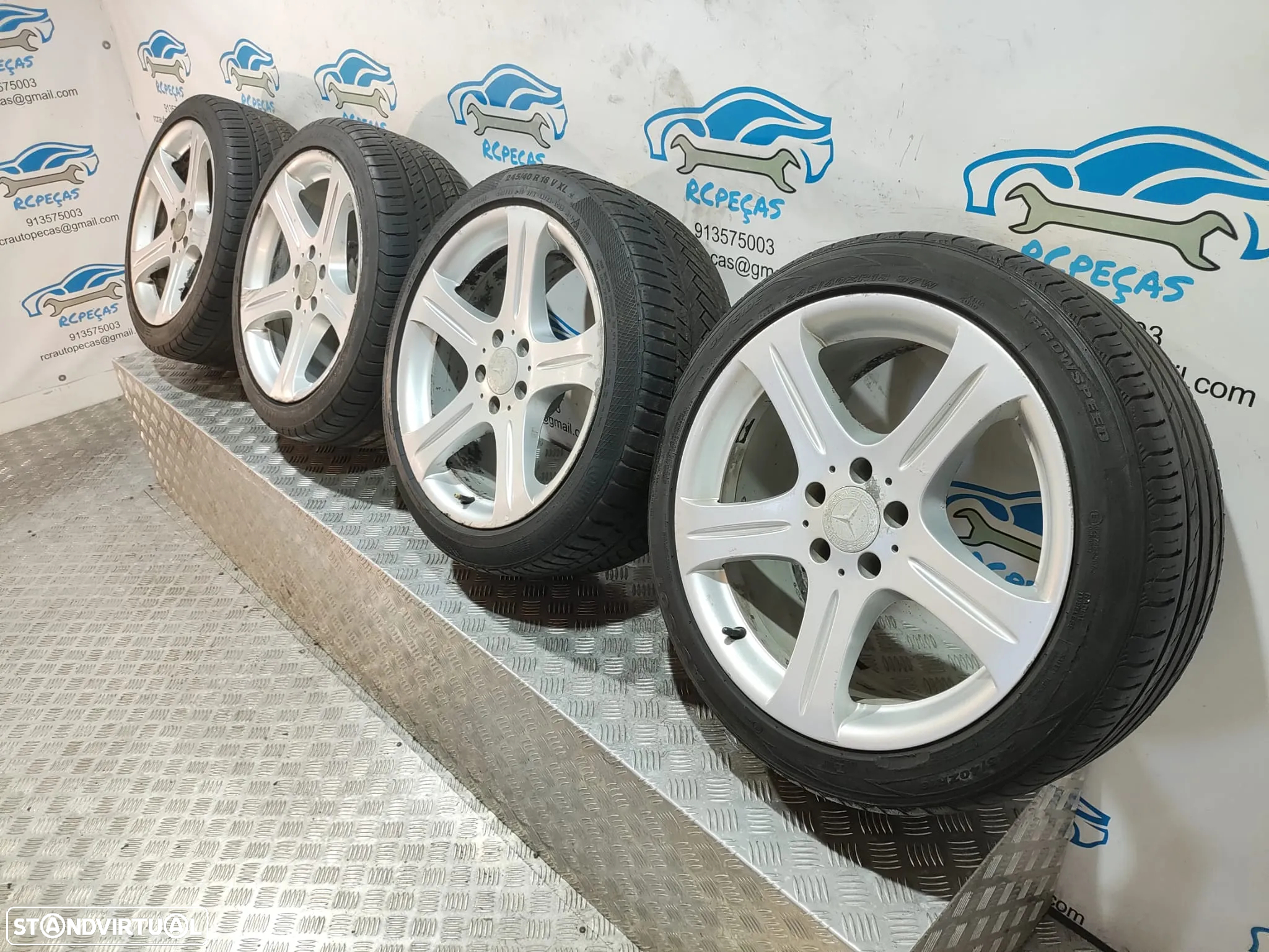 Jantes 18 Originais Mercedes Benz CLS W219 8.5J ET28 5x112 - 12