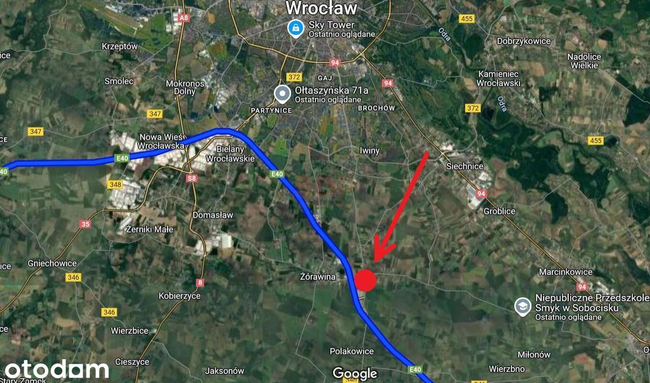 Działka usługowa przy A4, 10.001 m2, Wojkowice/Żórawina - Pełny obrazek: 5/16